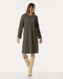 Jurk | Bonded Travel | Binko | Olive Night