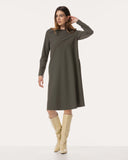 Jurk | Bonded Travel | Binko | Olive Night