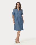 Kleid | Baumwoll | Reona | chambray