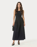Kleid | Baumwoll-Stretch | Piyori | Deep Black