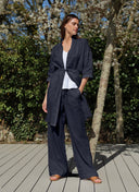Dress | Linen | Lomitsy | Navy linen - shop_name