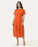 Jurk | Regular Travel | Deme | Burned Orange