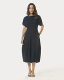 Dress | Regular Travel | Deme | Black-Blue