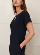 Dress | Regular Travel | Okichi | Black-Blue