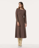 Jurk | Recycled Regular Travel | Tami Long Sleeve | Cacao