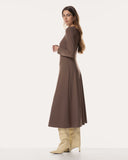 Jurk | Recycled Regular Travel | Tami Long Sleeve | Cacao