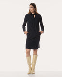 Jurk | Recycled Regular Travel | Nayomi | Black-Blue