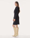 Jurk | Recycled Regular Travel | Nayomi | Black-Blue
