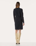 Jurk | Recycled Regular Travel | Nayomi | Black-Blue