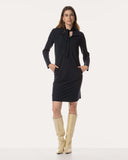 Jurk | Recycled Regular Travel | Nayomi | Black-Blue