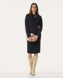 Kleid | Recycled Regular-Travelqualität | Nayomi | Black-Blue