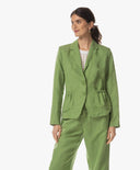Blazer | Leinen-Lyocell-Mix | Vekari | green