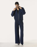 Jacket | Minicheck Bonded | Gurea | Blu Marine