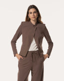 Blazer | Recycled Regular Travel | Mizole | Cacao