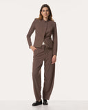Blazer | Recycled Regular Travel | Mizole | Cacao