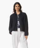 Jacke | Regular-Travelqualität | Hiyu | Black-Blue