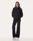 Jacket | Bonded Travel | Dairin | Black-Blue