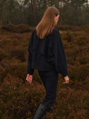 Jacket | Bonded Travel | Dairin | Black-Blue