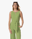 Jumpsuit | Comfort-Travelqualität | Biloba | Wasabi