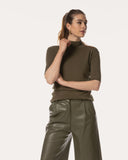 Strick | Baumwollstrick | Torak | Olive Night