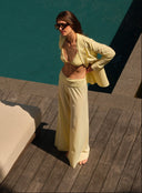 Broek | Light Travel | Kuzi | Light Yellow
