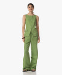 Pants | Linen Lyocell | Hirsako Washed | green