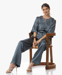 Pantalon | Satin Polyester | Socary | Shark satin