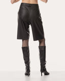 Short | Vegan Leather | Kaori | Black