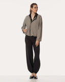 Pantalon | Fleece Travel | Saeko | Deep Black