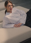 Blouse | Cotton Stretch | Mitsuyo | White
