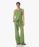 Tops | Leinen-Lyocell | Aoka | green
