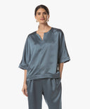 Top | Satin-Polyester | Omika | Shark satin