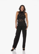 Top | Viskose Polyester | Wakaba Dessin | Black Dot