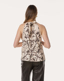 Top | Satin-Viskose-Stretch | Wakaba Dessin | Blossom Branch